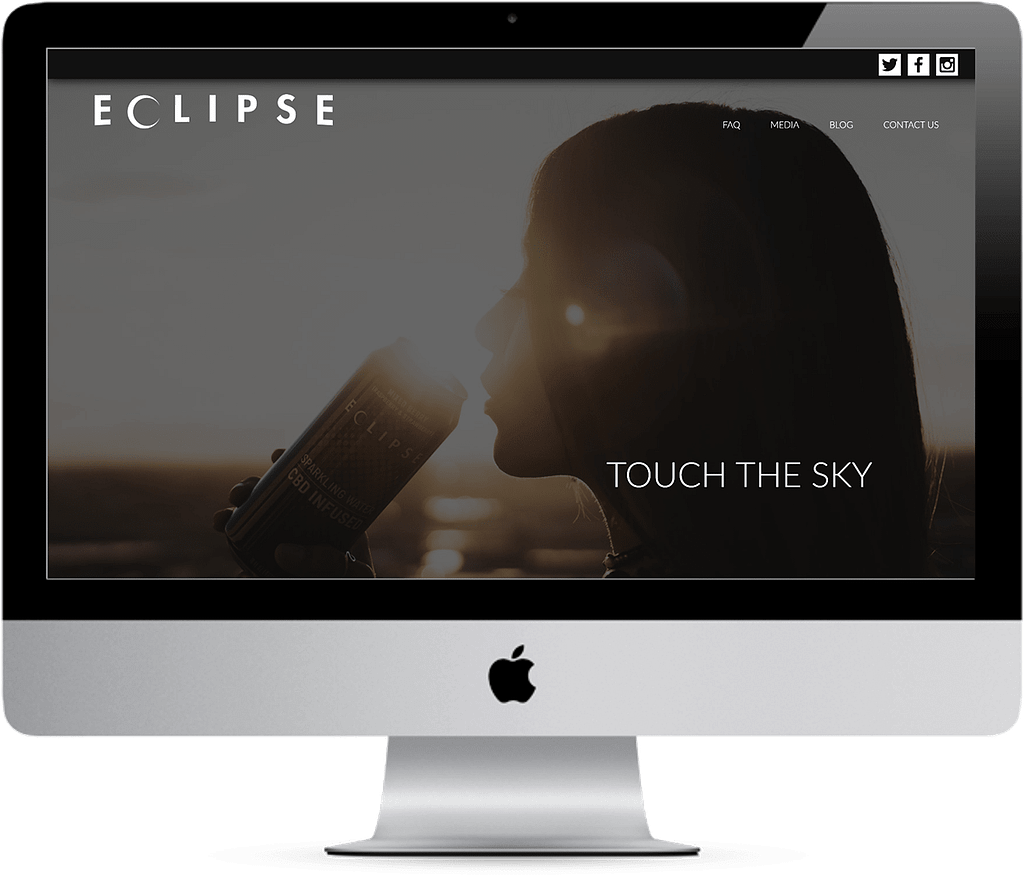 eclipse beverage cbd web design