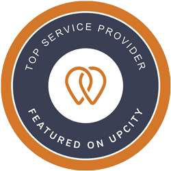 upcity top web designer 2022 badge