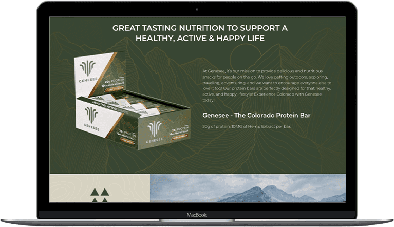 genesee nutrition cbd website development laptoop